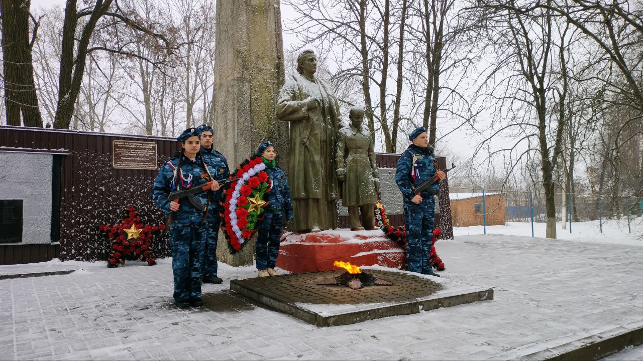81 годовщина освобождения сёл Новослободского сельского поселения от немецко-фашистских захватчиков.
